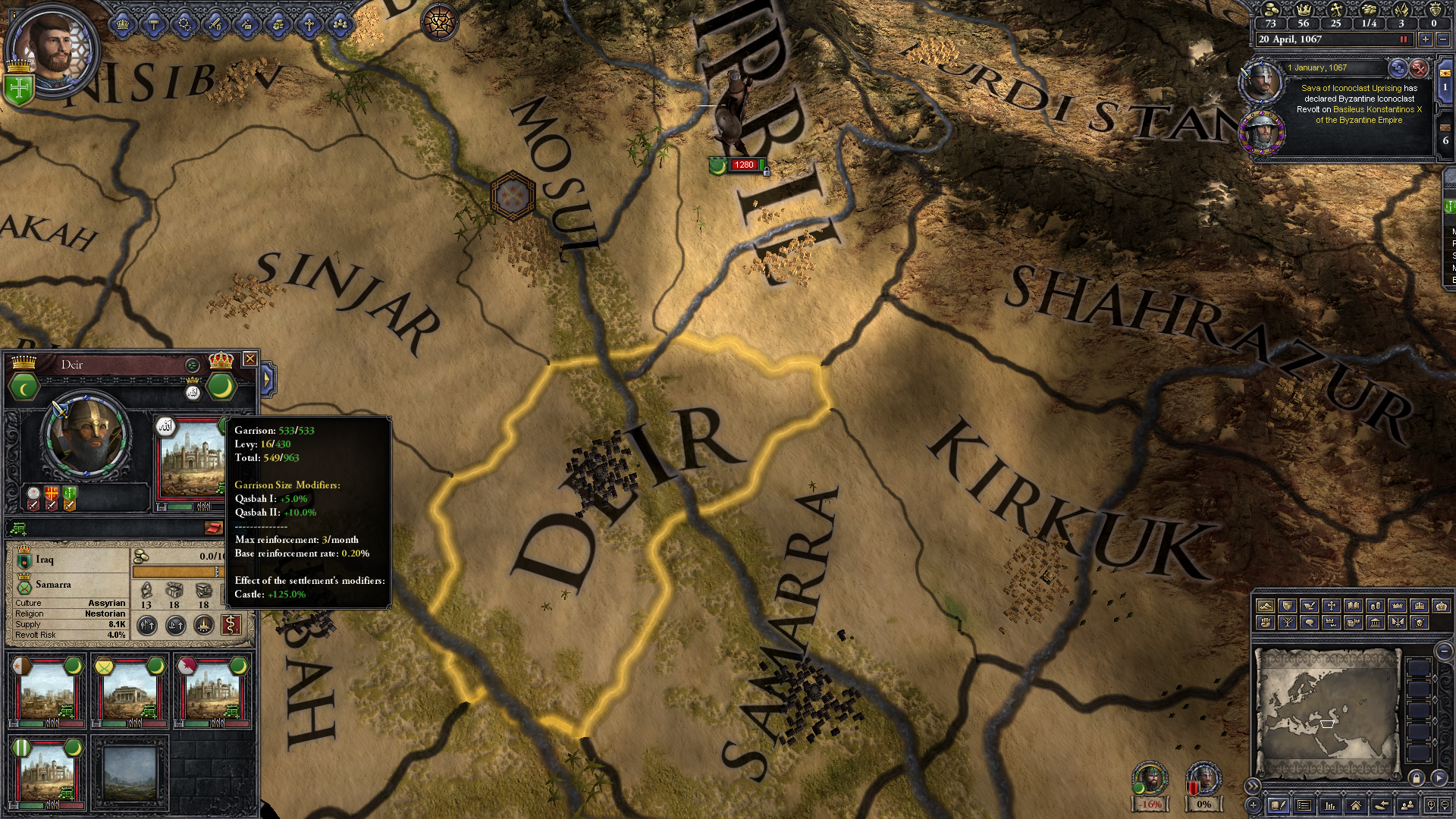 Deir Defenses - 20 April 1067.png